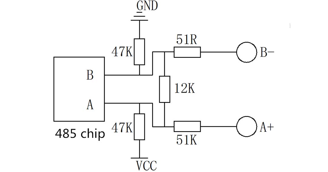 RS485 circuitu