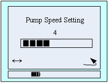 FIG 14-Pump speed setting