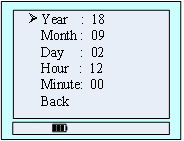Figure 12 Time setting
