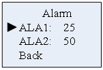 Figure 14 Combustible gas alarm value
