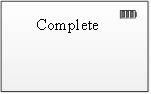 Figure 17Calibration completion screen