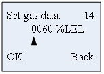 Figure 20Set the standard of gas density