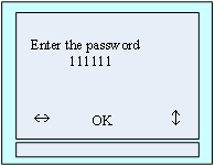 Figure 23 password input