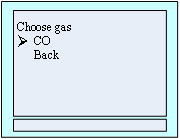 Figure 27 correction gas type selection