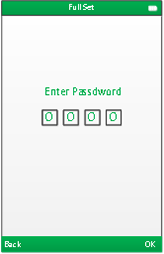 Figure 34 calibration password