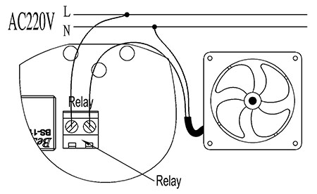 Figure 4 Relay wiring