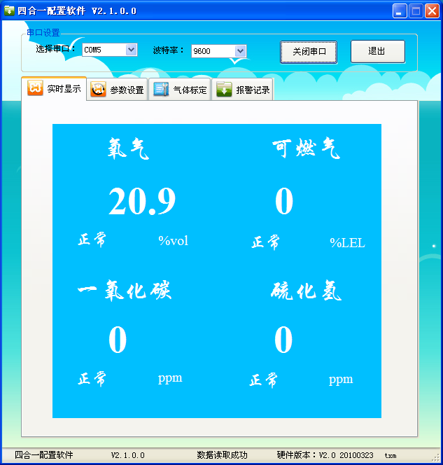Real-time concentration display