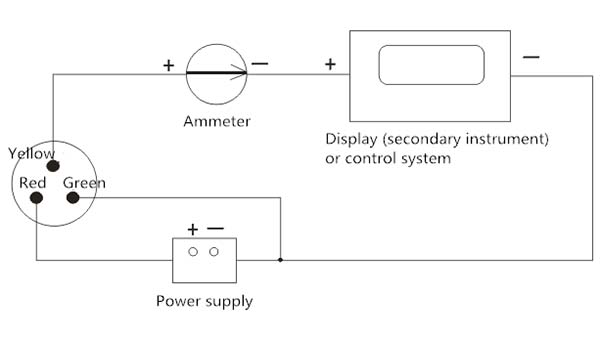 Wiring for voltage output mode 1